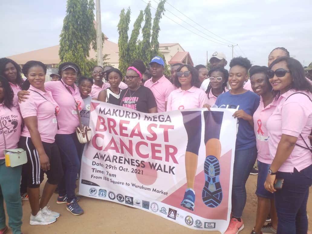 Medical Women in Benue host Breast Cancer Awareness Walk