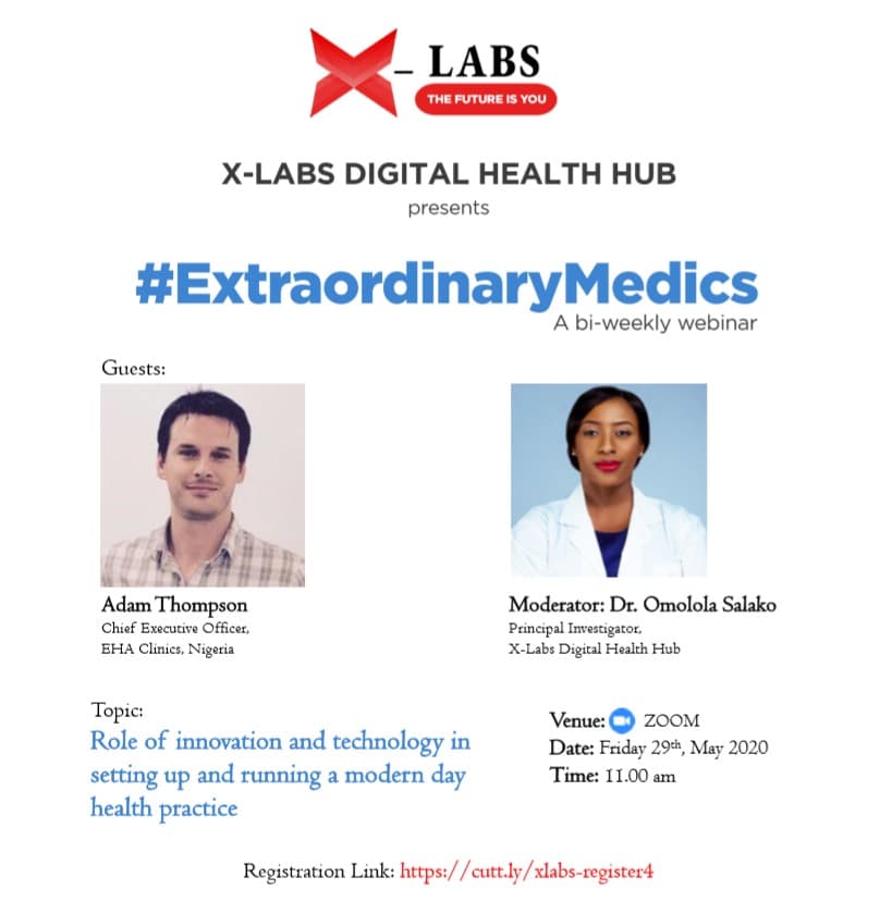 X-labs Digital Health Hub holds The Extraordinary Medics Webinar on innovation and technology in health practice