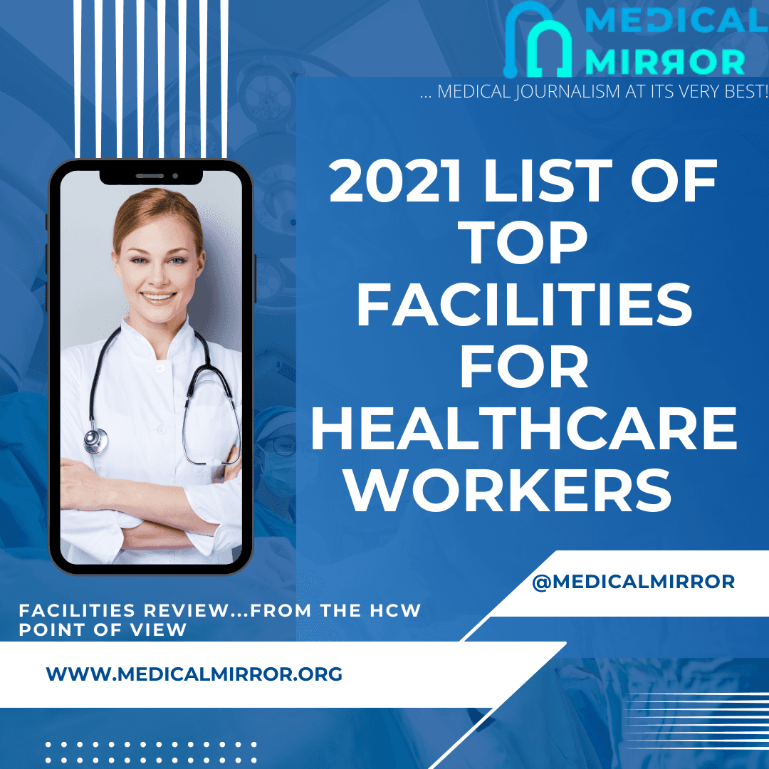 2021 List Of Top Facilities For Healthcare Worker