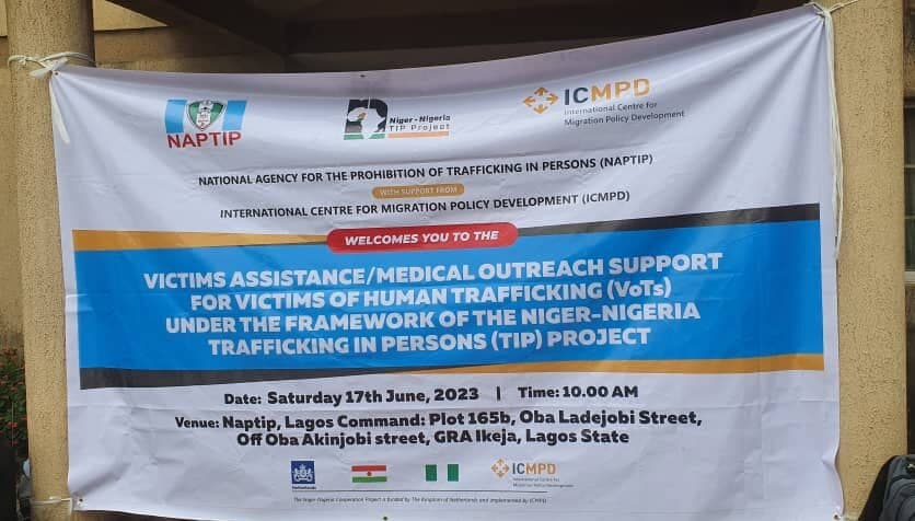 NAPTIP in collaboration with ICMPD, NMA Lagos organises Medical Mission for Victims of Trafficking