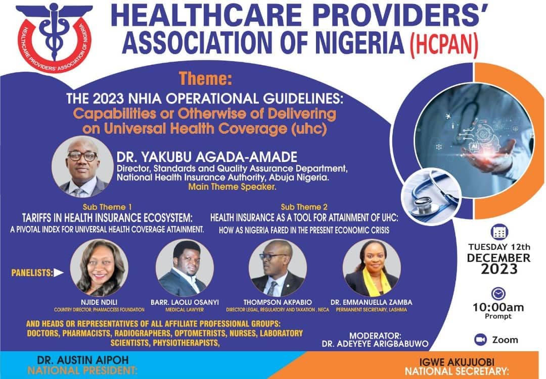 Universal Health Coverage Day: HCPAN calls for collaboration and resilience among Healthcare Providers in Nigeria