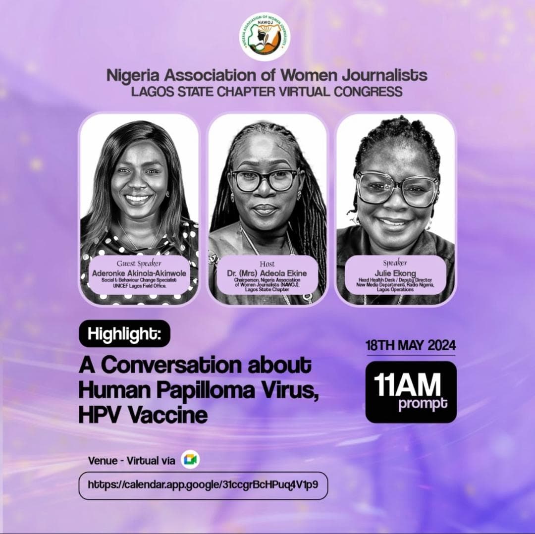 NAWOJ calls on government to act and intervene urgently towards securing a healthy future for the Nigerian Populace